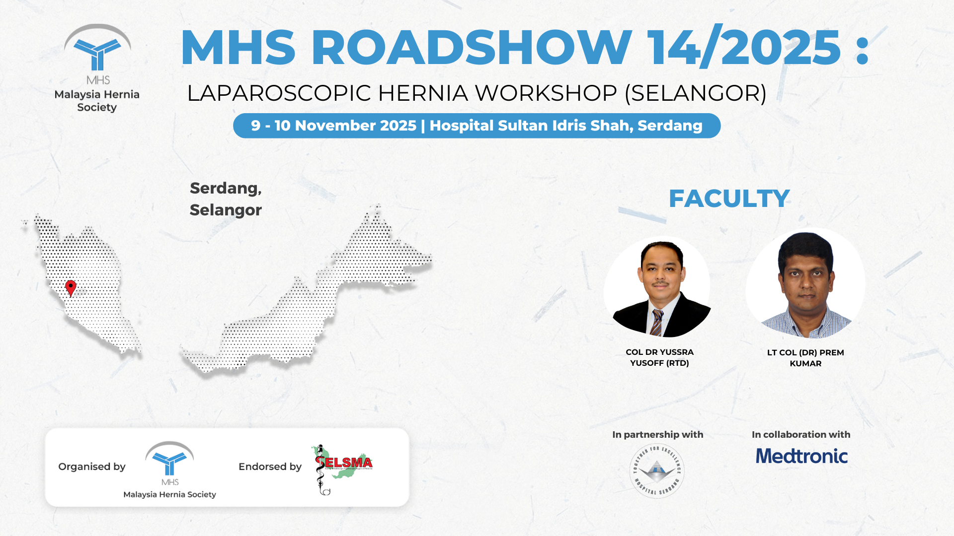MSH Roadshow 14/2025:Hands-On Hernia Workshop
